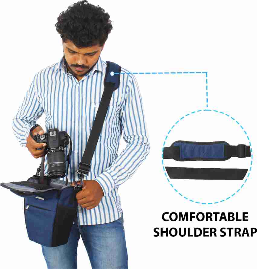SIDRUM D2 DSLR Bag with Adjustable Shoulder Strap Waterproof - Breathable -  Anti Shock Camera Bag - SIDRUM 