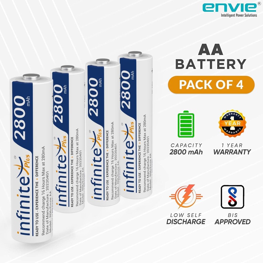 Buy ENVIE (ECR 20 MC+4xAAA1100) Standard Rechargeable Battery