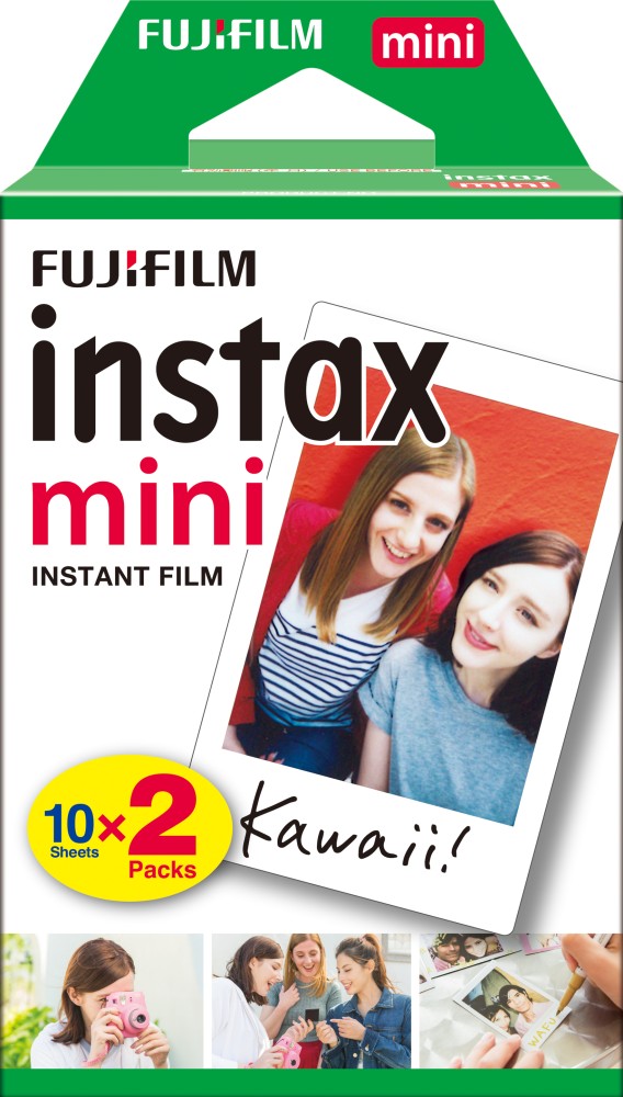 Paq. de 2 pellicules de film instantané pour Instax Mini de Fujifilm Instax  Mini Fujifilm 20 POS 