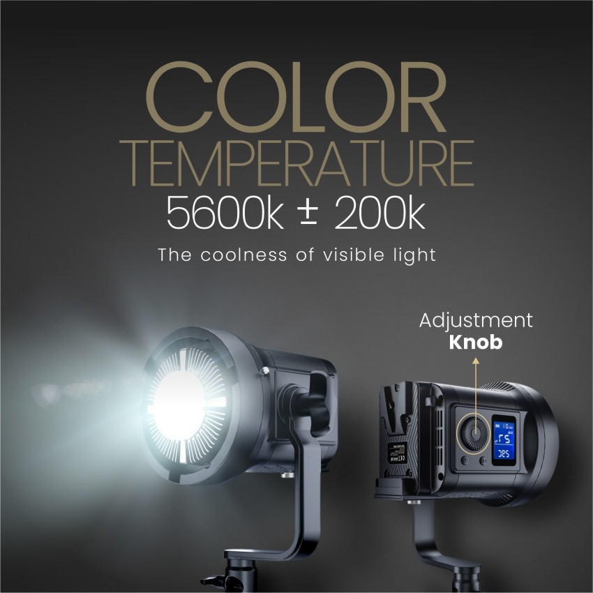 Buy Digitek DCL-200 W RGB Combo Continuous LED Light with 18 CM Reflector  Online Best Prices