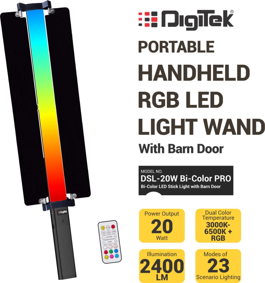 Buy Digitek (DSL-20W RGB Combo) Portable Handheld RGB LED Light Wand with  Online Best Prices
