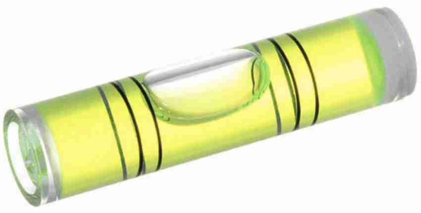 UNIXAA Cylindrical Plastic Bubble Spirit Level Vials for Level of