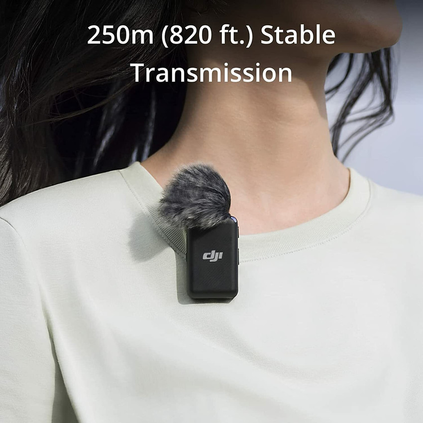 dji MIC (2TX+1RX) Intelligent Noise Cancelling, Wireless Camera  