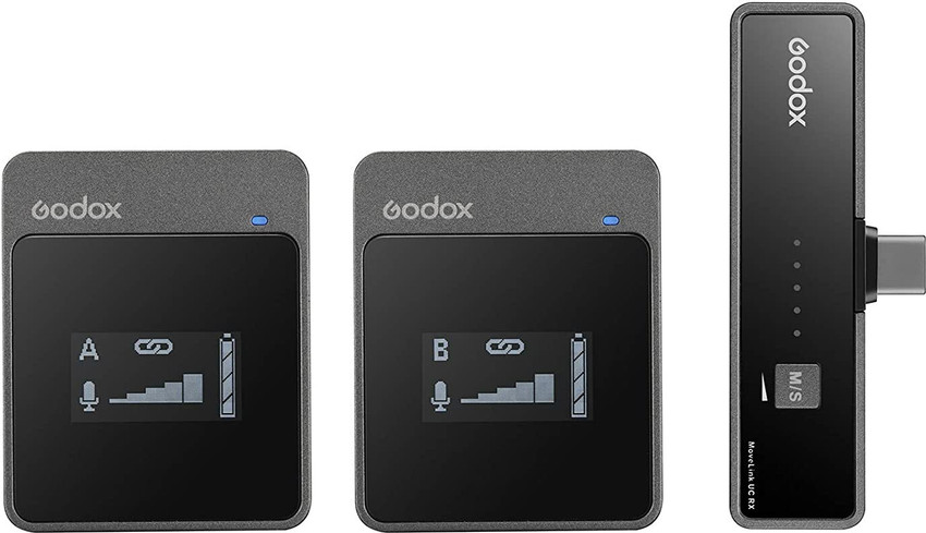 GODOX Movelink UC2 2.4GHz Wireless Microphone System (USB Type-C) Camera Microphone Price in India - Buy GODOX Movelink UC2 2.4GHz Wireless Microphone System (USB Type-C) Camera Microphone online at Flipkart.com