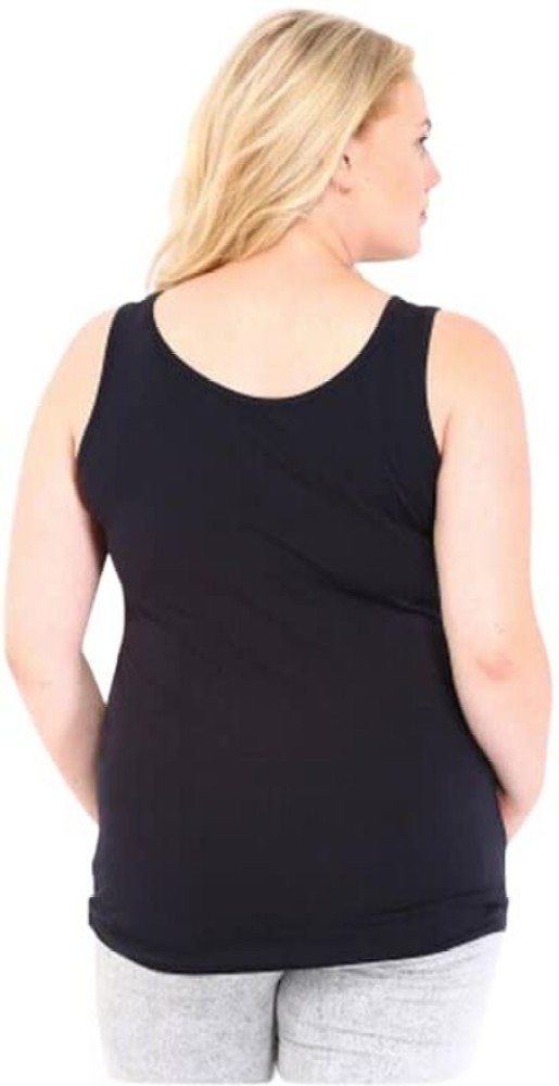 SHAPERX Camisole for Women, All Cotton, Comfy Tank Tops Camisole Inner Plus  Size Pack of 1