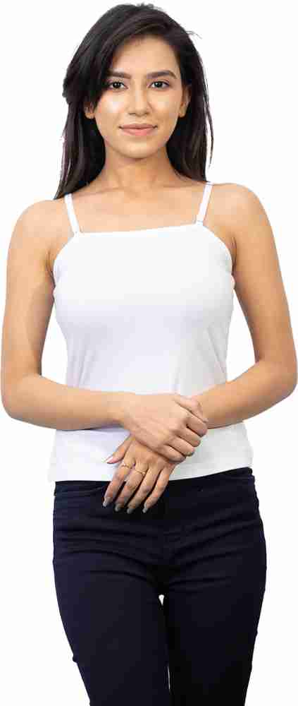 Buy White Camisoles & Slips for Women by BESIMPLE Online