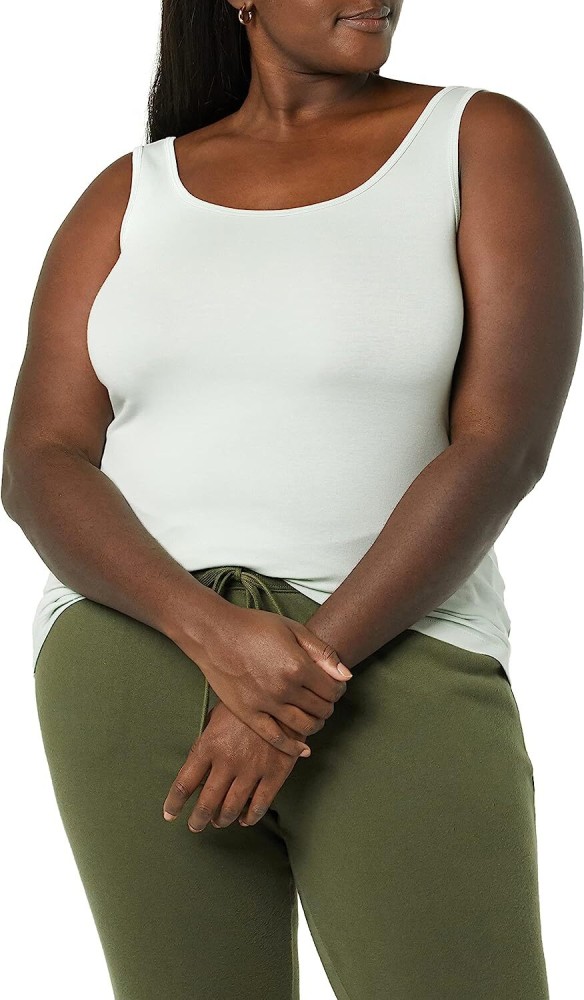 Buy SHAPERX Women's Cotton Tank Top with Shelf Bra Camisole Basic