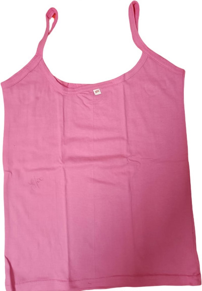 Plain 26 Inch Pink Camisoles Tank Top at best price in Ghaziabad