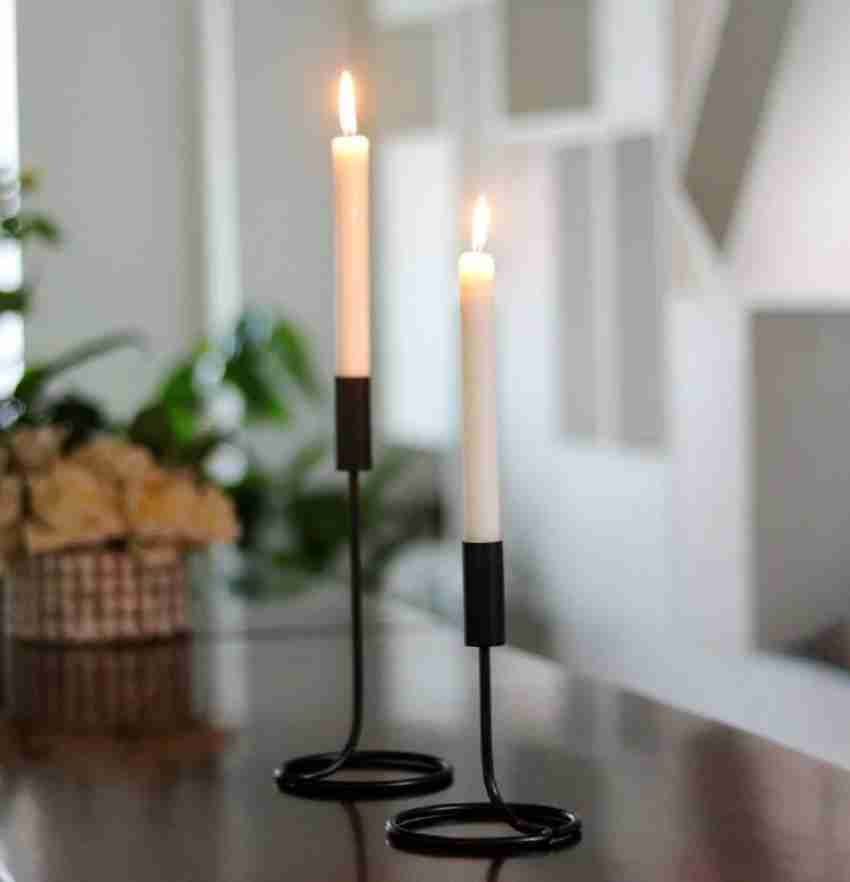 Candlestick Holder Black —