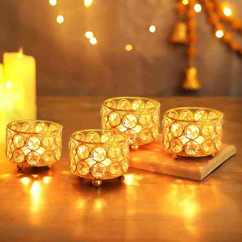 Crystal t light holder sale