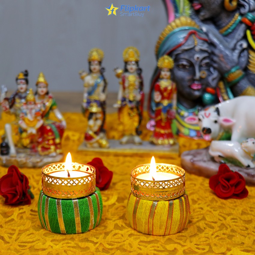 Flipkart SmartBuy Diwali Decoration items Iron Tealight Holder Set