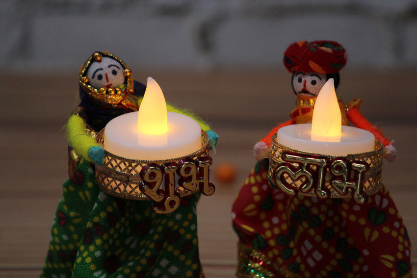 JH Gallery Recycled Material Rajasthani Puppet/Doll