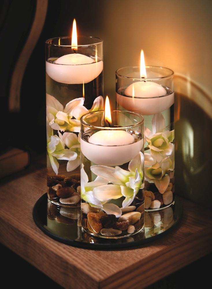 Floating water candles discount