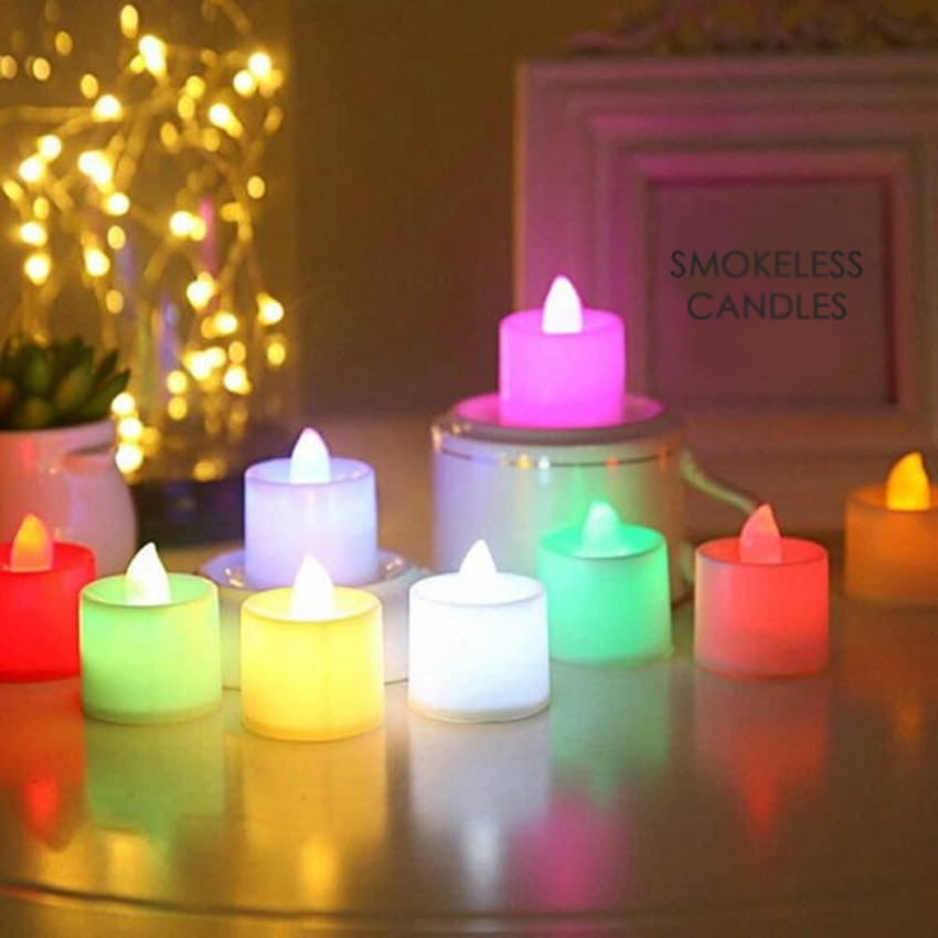 ANY KART Versatile Smokeless LED Candles Artificial Tea Lights For