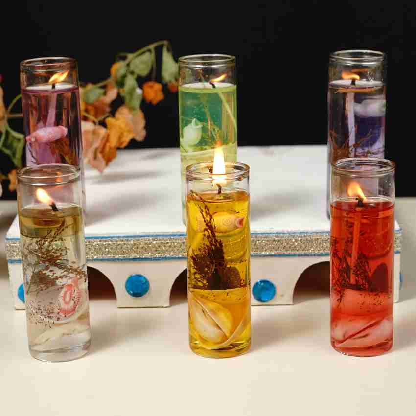 Flipkart SmartBuy 24PC SUPER Cute Glass Gel Candles Candle Price