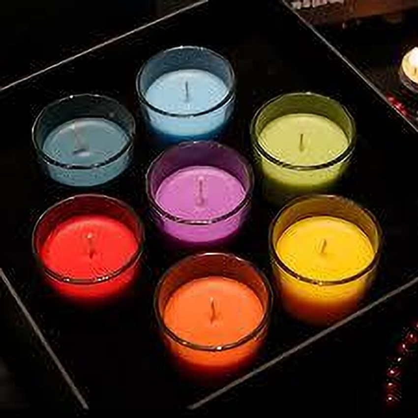 Chakra tea light store candles
