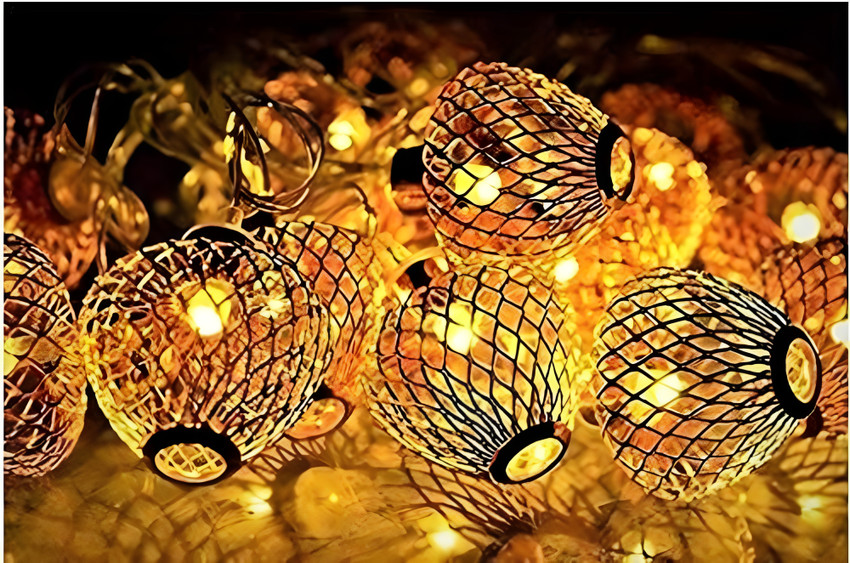 Vespa 10 LED 5M Golden Apple Big Metal Fancy Light for Birthday Diwali Navratri. Candle Price in India Buy Vespa 10 LED 5M Golden Apple Big Metal Fancy Light for Birthday