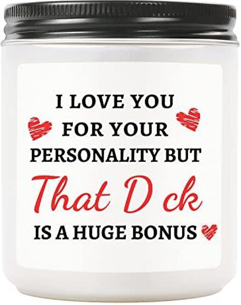 Lavender Scented Candle, Aromatherapy Jar Candles, Funny Boyfriend