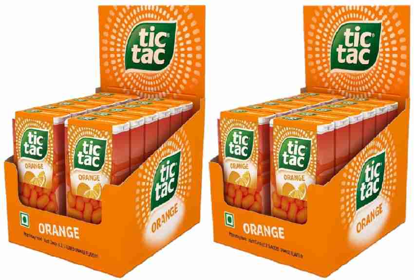 tic tac Orange Pack of 2 Orange Candy Price in India - Buy tic tac Orange  Pack of 2 Orange Candy online at