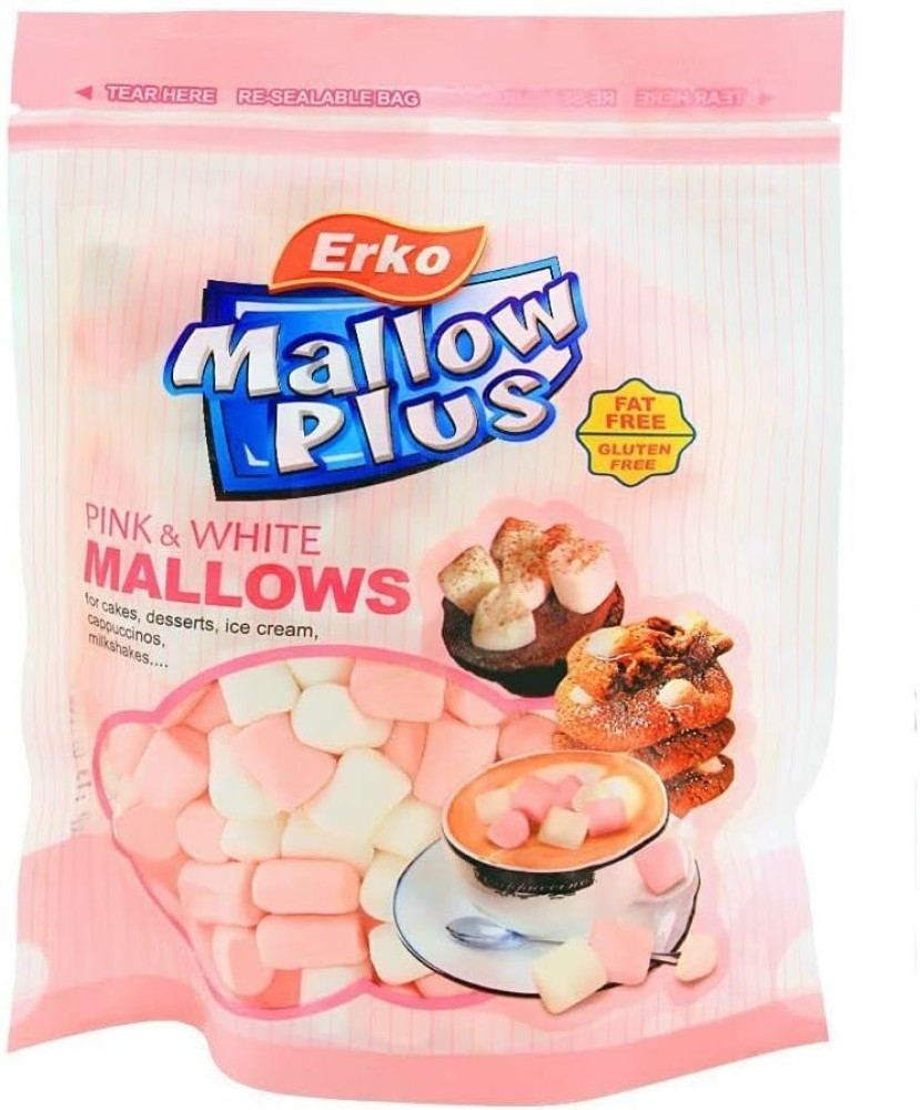 erko Mallow Plus Fat Free Pink & White Mini Marshmallow Vanilla Cotton  Candy Price in India - Buy erko Mallow Plus Fat Free Pink & White Mini  Marshmallow Vanilla Cotton Candy online