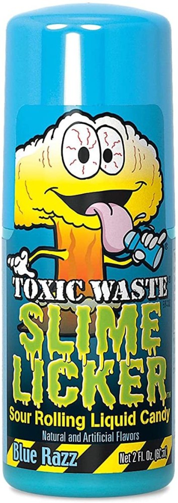 NEW Flavors! Toxic Waste Mega Slime Licker Rolling Liquid Candy (2oz) •  Showcase US