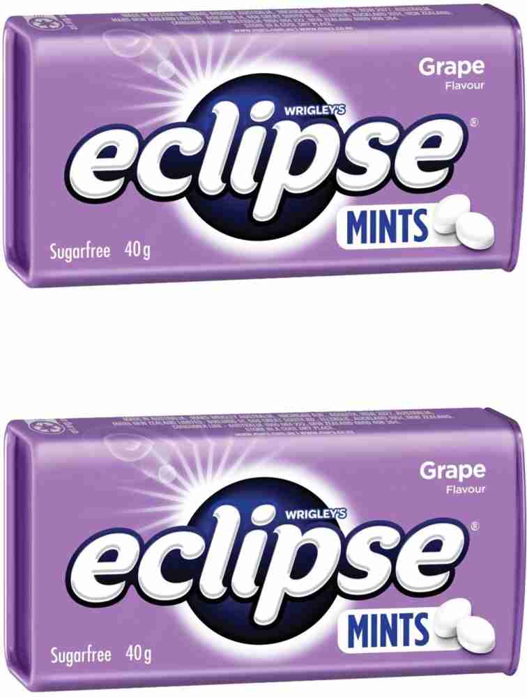 Eclipse Grape Flavoured Sugarfree Mints Tin 40g
