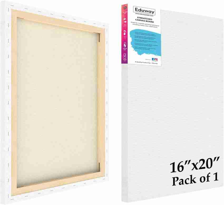 Pre Stretched Canvas 18x24 2 Pack Large Stretched Canvases for