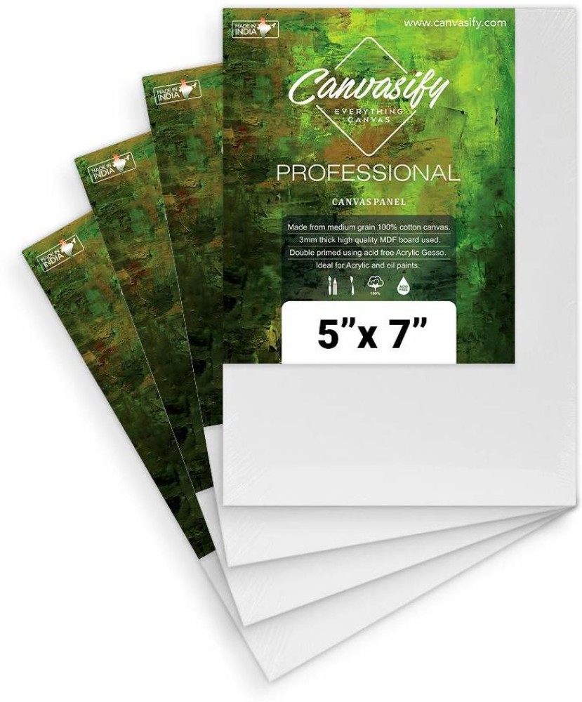 White 4x6 Canvas Panels Professional Artist Quality Acid Free