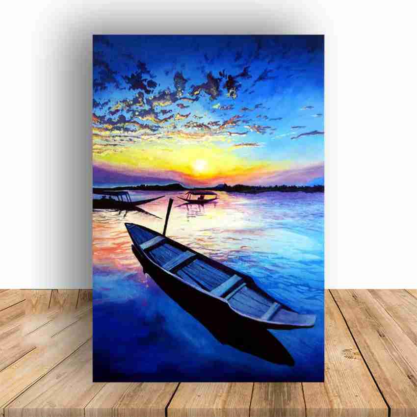 Boats and Sea Painting Waterproof Canvas Poster Canvas Art Art