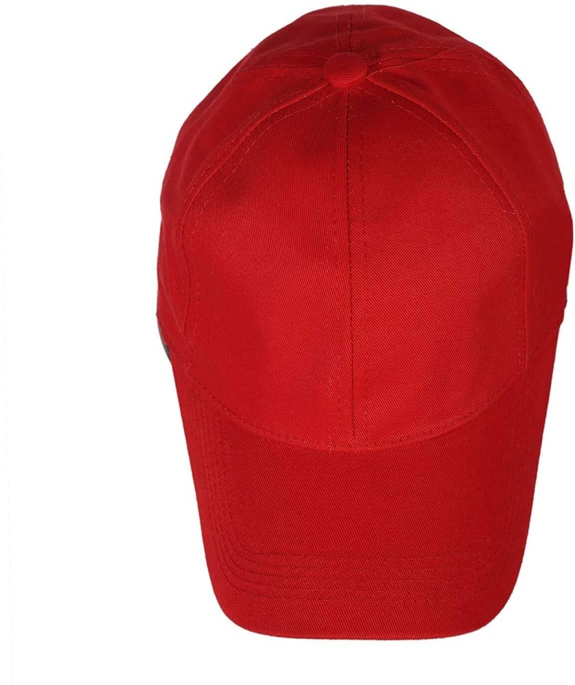 Buy Red Fitted Hat Online In India -  India