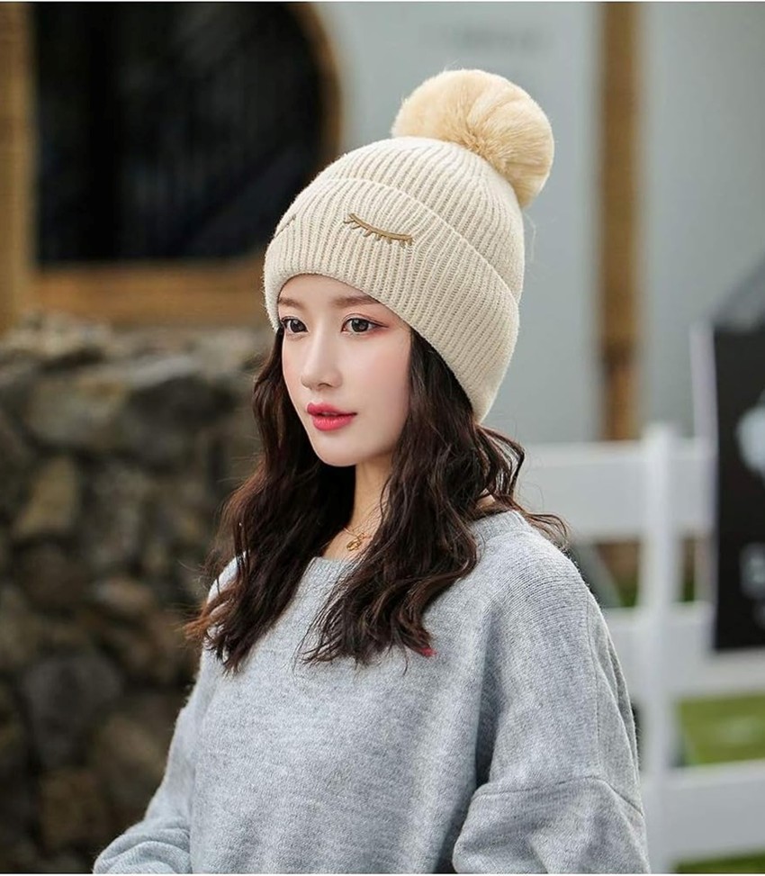 Stylish woolen best sale caps for girls