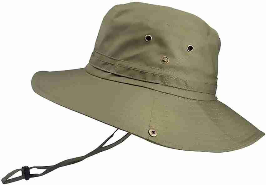 Alexvyan Round Hat Sun Visor Hats for Men UV Protection Wide Brim Summer Cap for Boy Hat UV Protection Breathable Casual Beach Hat, Safari Hat Sun
