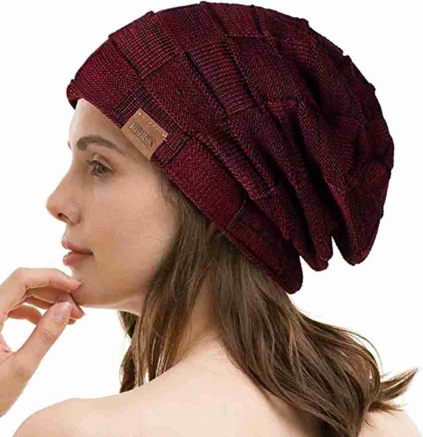 Burgundy polo beanie store