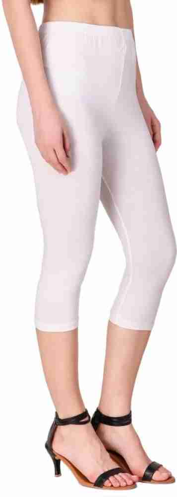 Mia Fashion Women's Slim Fit Plain 3/4th Capri Pants Women White Capri -  Buy Mia Fashion Women's Slim Fit Plain 3/4th Capri Pants Women White Capri  Online at Best Prices in India