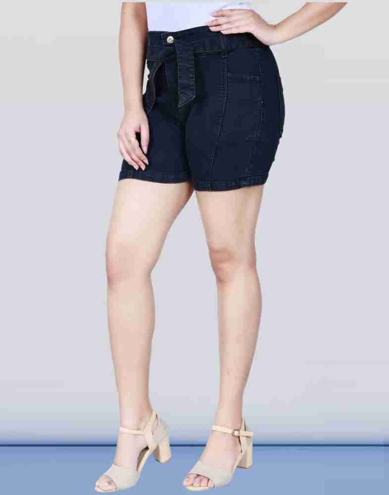 Black high sales waisted shorts h