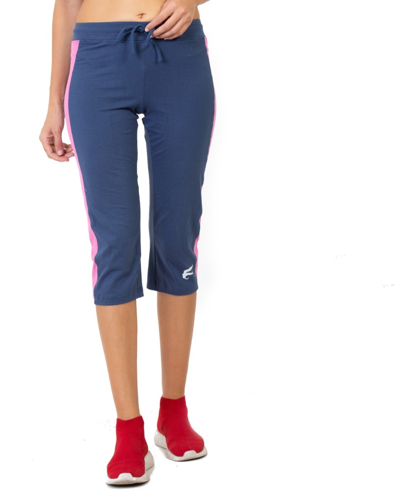 Buy Online Blue Fitted Capris at best price  KW4487SS22BLU