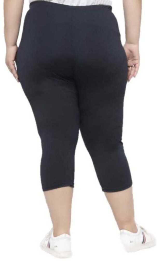 Susan Graver Womens Pants Sz 8 Ultra Stretch Capri w Button Black A593361   Phoenix Trading Company