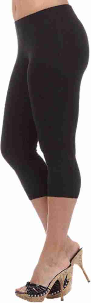 Makstile Women Black Capri - Buy Makstile Women Black Capri Online