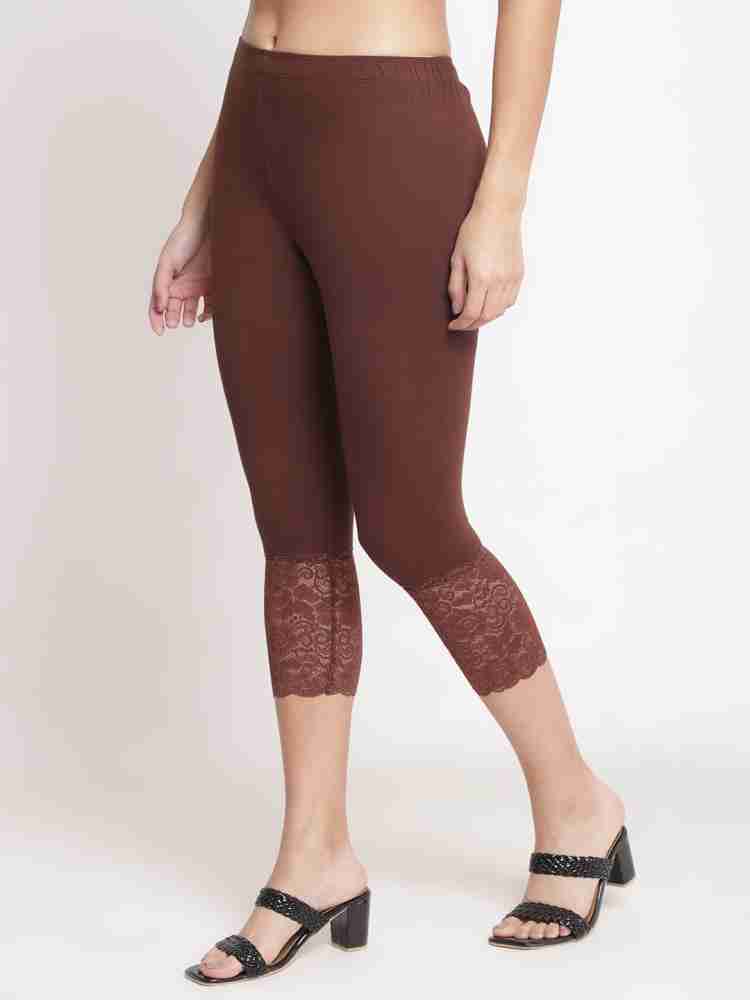 CKARFE Women Brown Capri - Buy CKARFE Women Brown Capri Online at Best  Prices in India