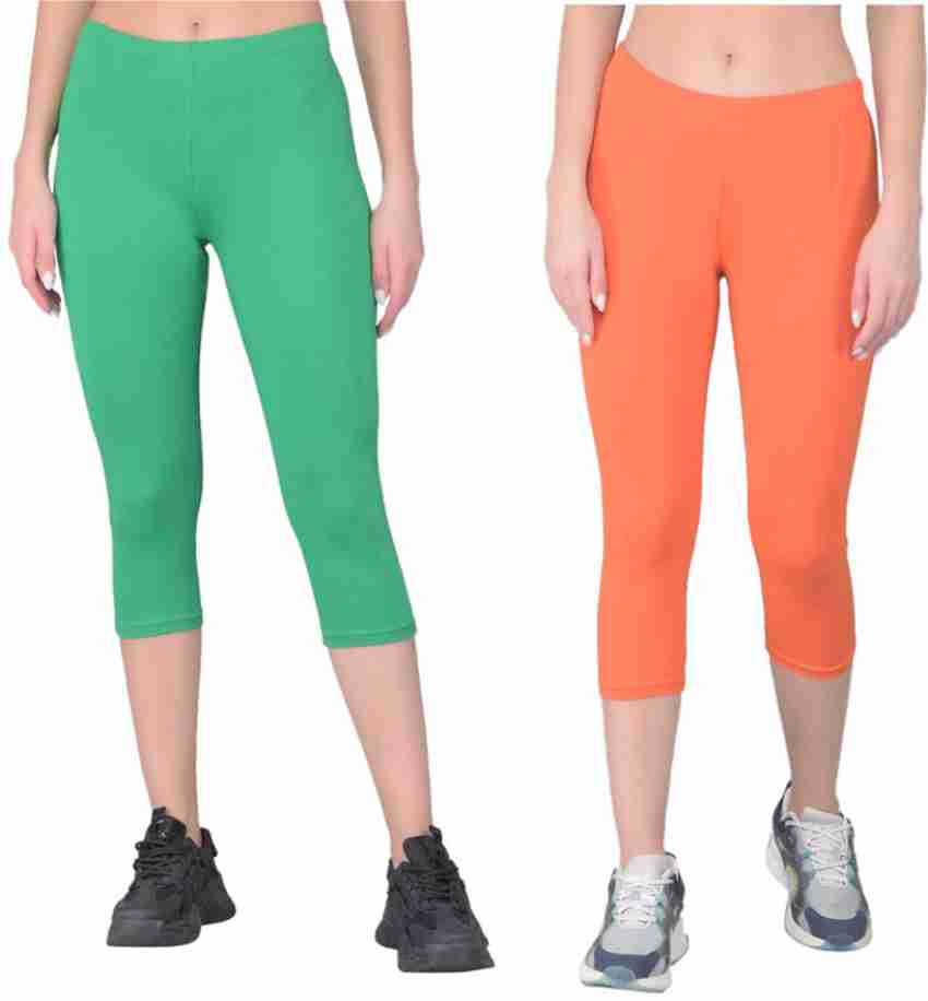 Nike Orange Capris & Cropped Pants