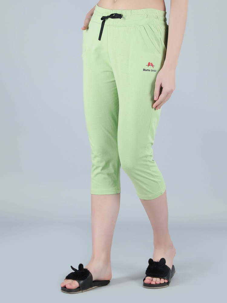 Blume Birdz Women Green, Black Capri - Buy Blume Birdz Women Green, Black  Capri Online at Best Prices in India