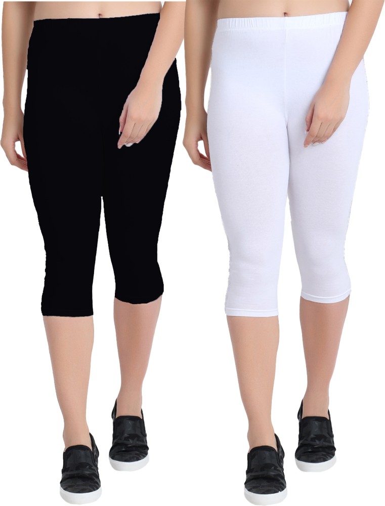 White Jeans Women Capris - Buy White Jeans Women Capris online in India