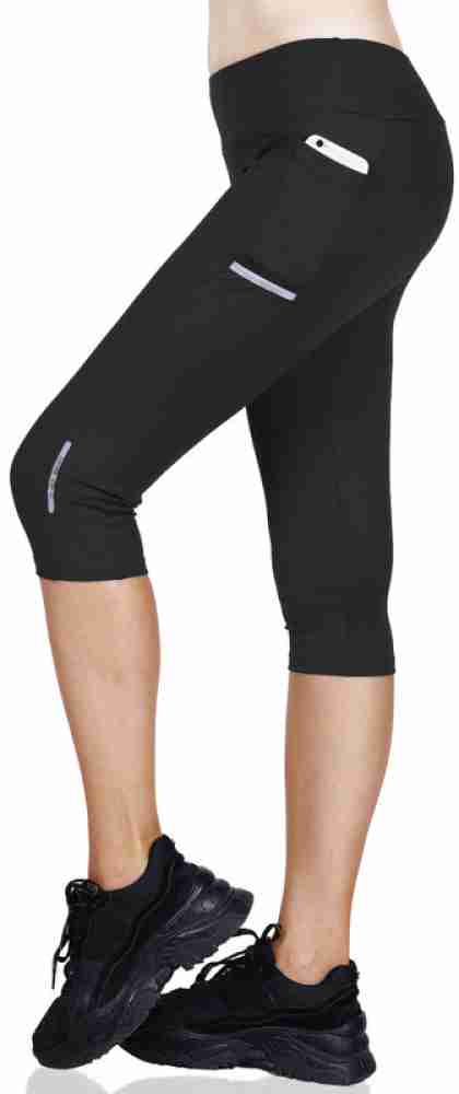 Laasa Sports  Chocolate Brown JUST-DRY Workout Pants for Women