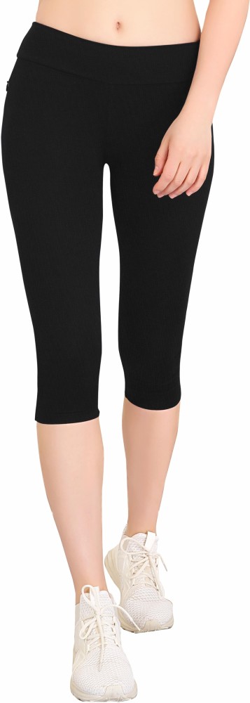 Womens Solid Yoga TrackPant with Zipper Pocket  Goldstroms