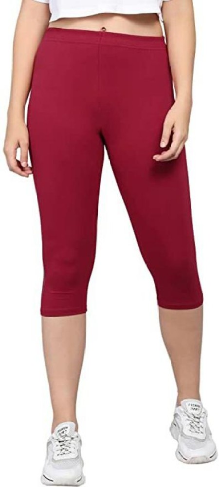 Kanna Fabric apris for Womens/Girls 3/4 Leggings for Women Capri