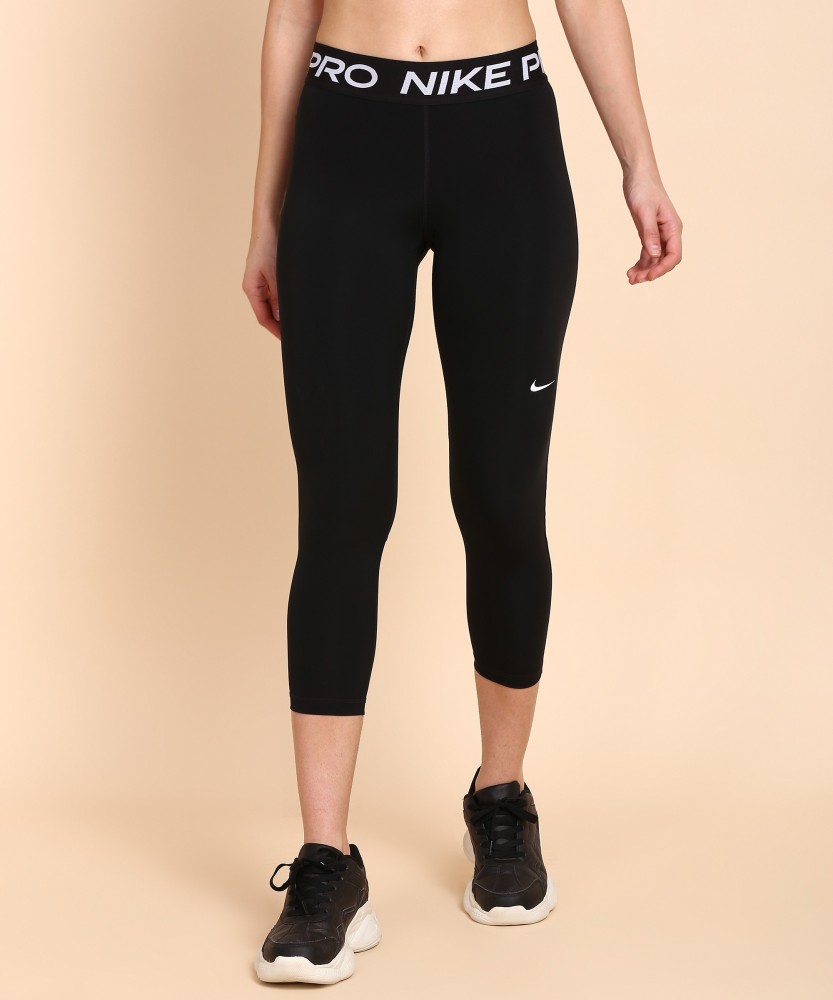 NIKE Nike Pro 365 Women's Cropped Tights Women Black Capri - Buy NIKE Nike  Pro 365 Women's Cropped Tights Women Black Capri Online at Best Prices in  India