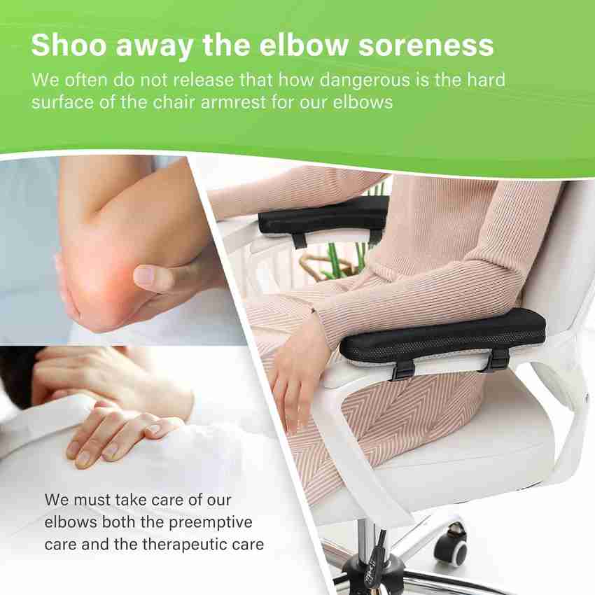 HASTHIP 2Pcs Chair Armrest Pads Ergonomic Elbow Pillow