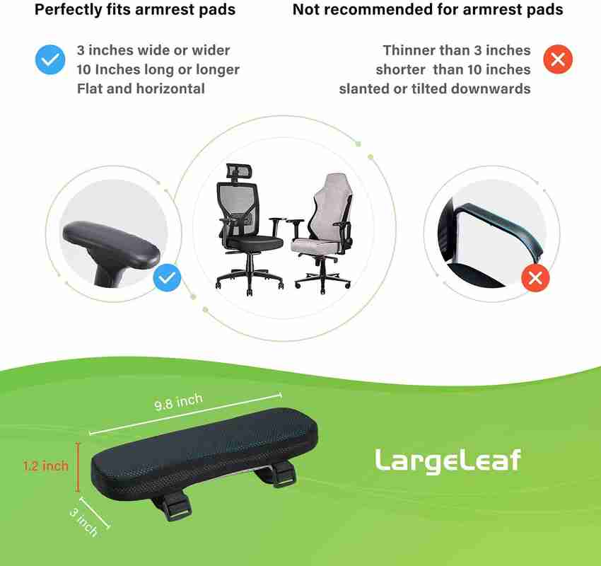 Memory foam armrest pads for office chair sales