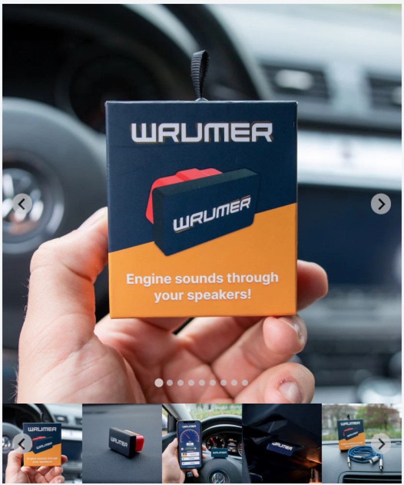 Wrumer - Engine Sounds Through Your Speakers - Requires an