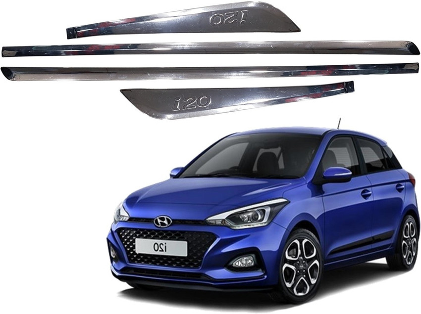 CARSHADE Full Chrome Side Beading Side Cladding for I20 2020 model Car Beading Roll For Door